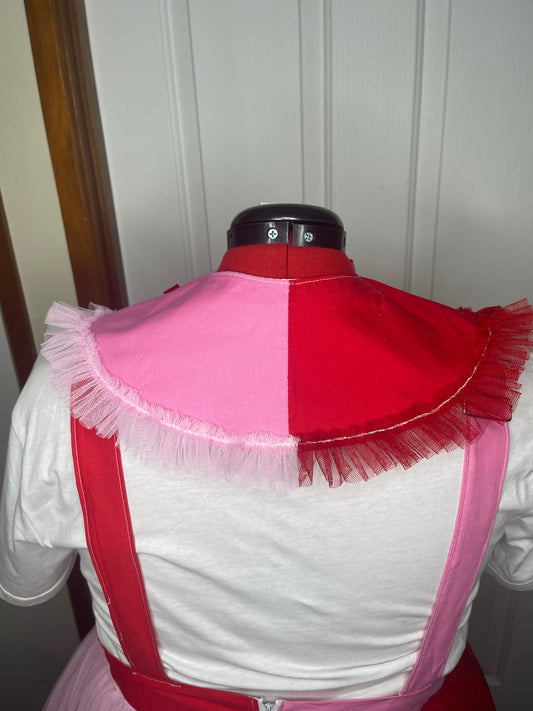 Lovecore Pink & Red Detachable Collar