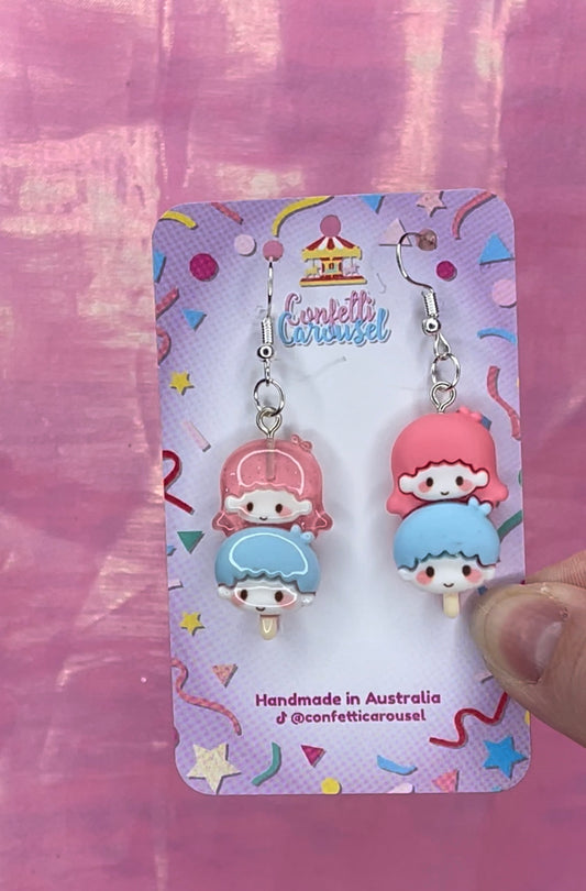 Sanrio dango resin charm earrings