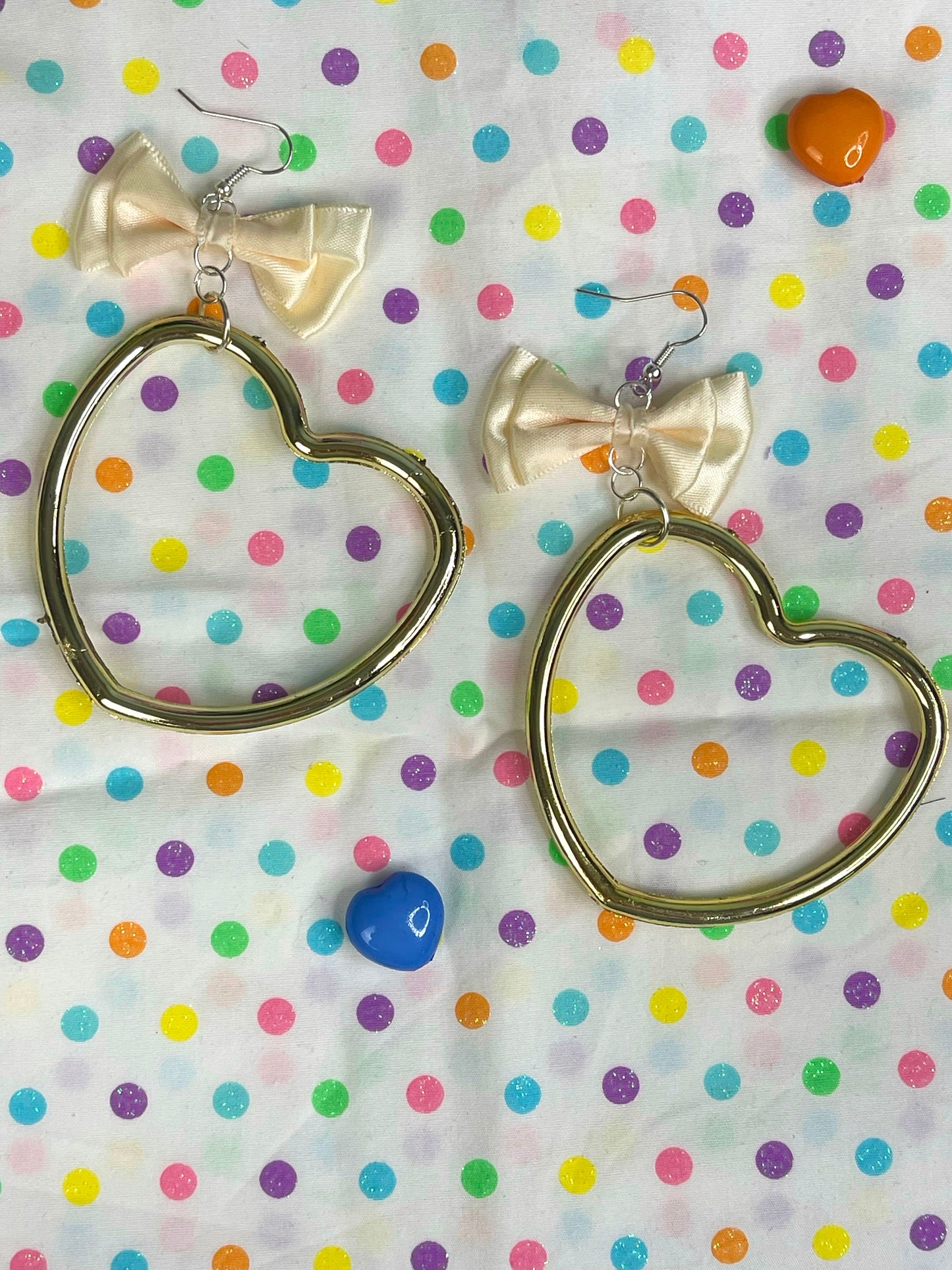 Spank Kei Inspired Heart Earrings