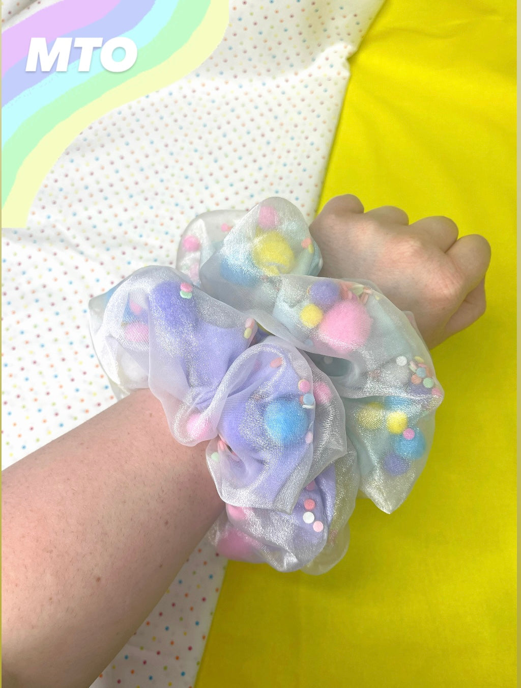 Jumbo Confetti Scrunchies