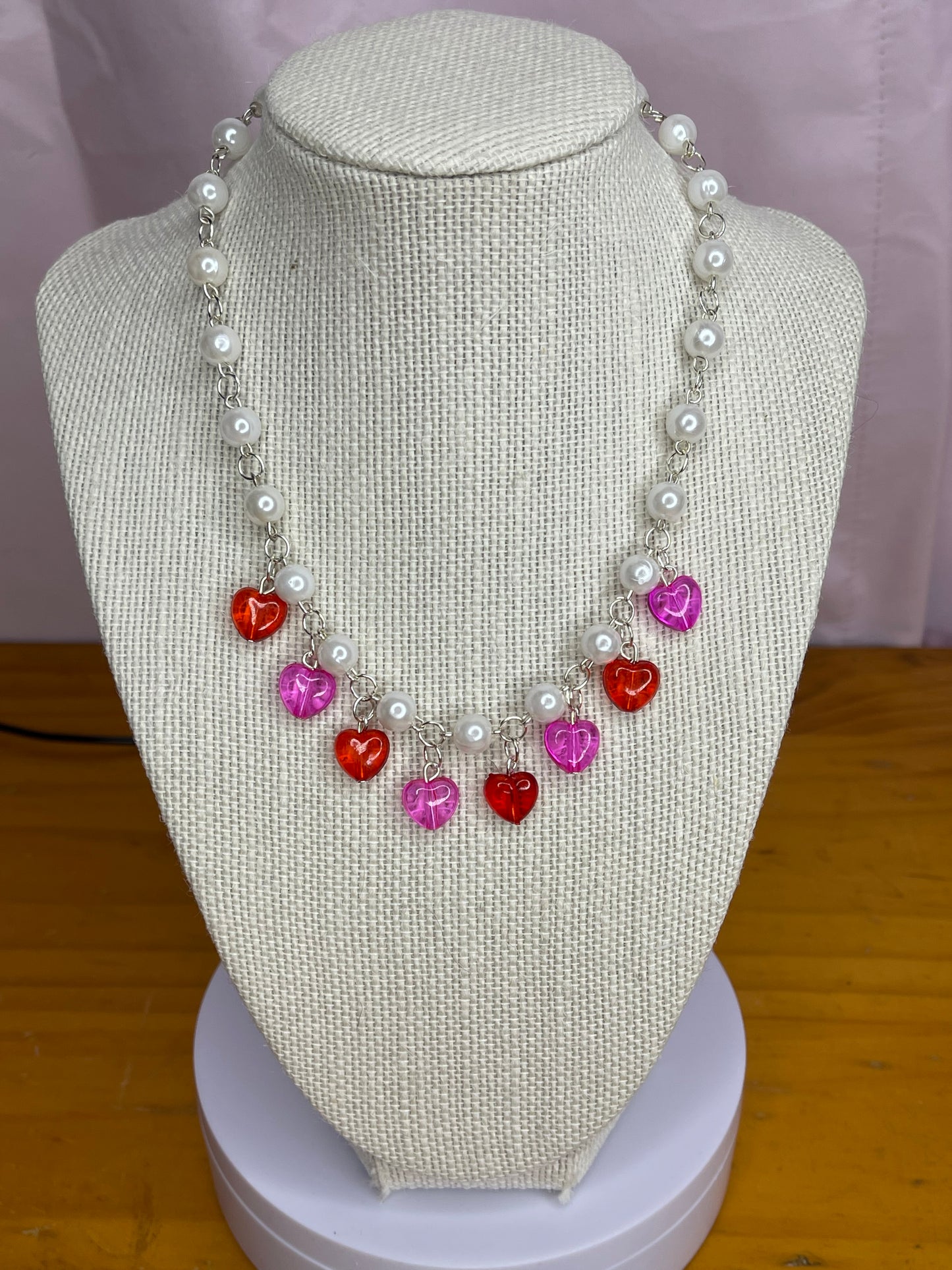 Lovecore Pearl Beaded Choker