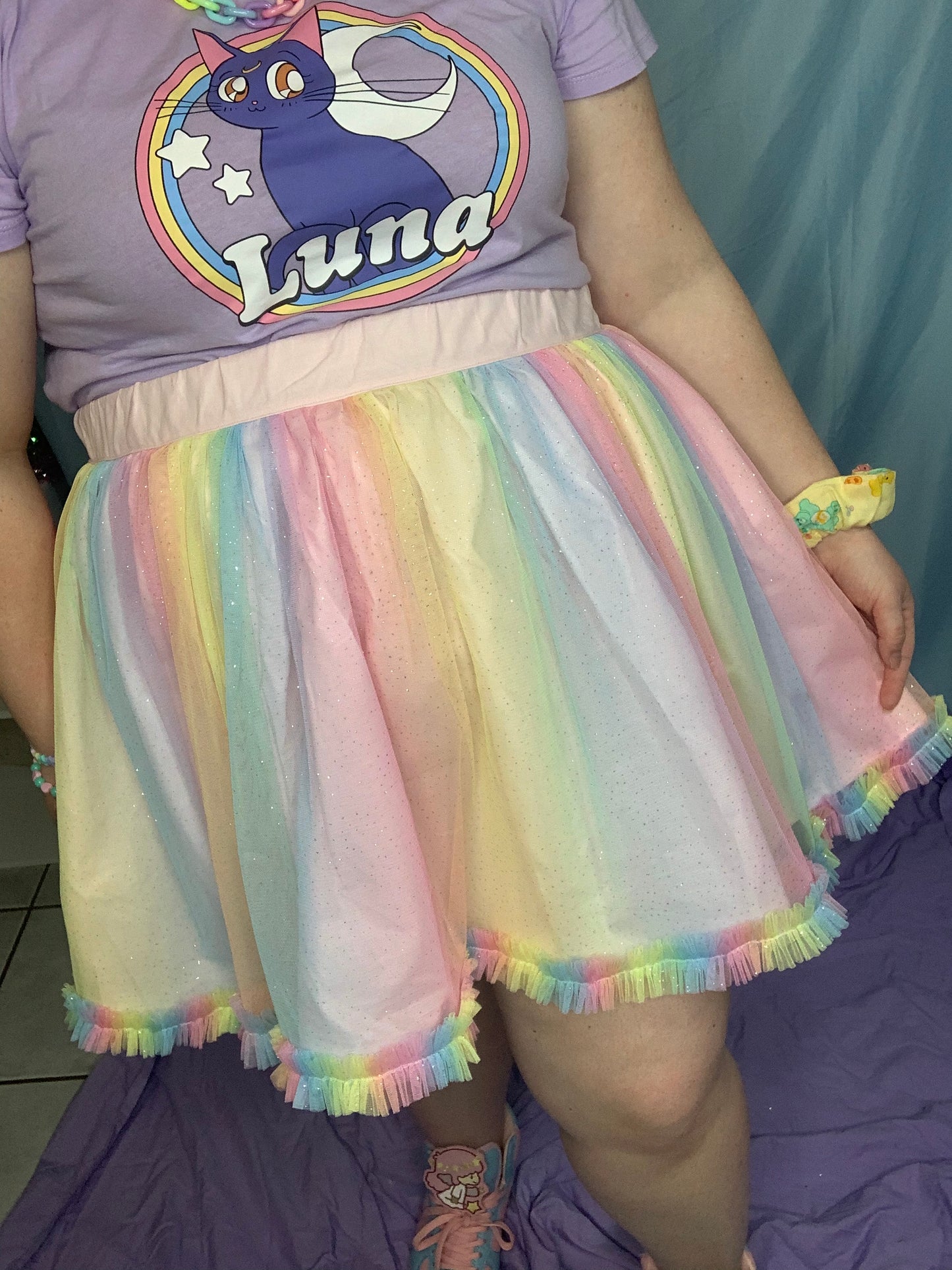 Pastel Glitter Fairy Skirt