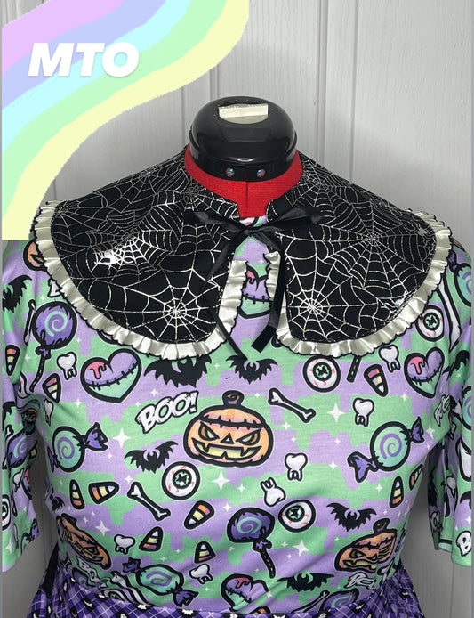 Spider Web Detachable Collar