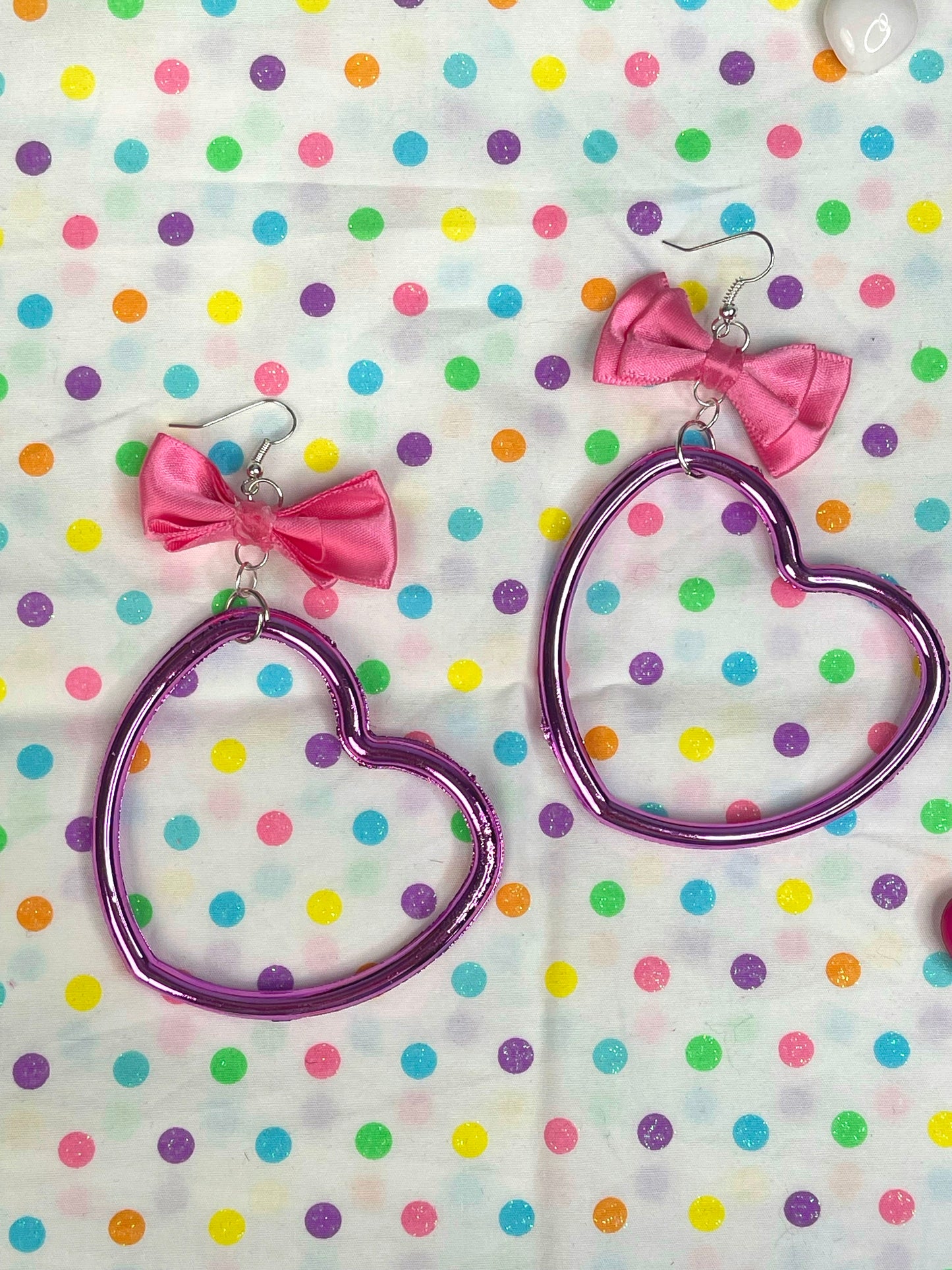 Spank Kei Inspired Heart Earrings