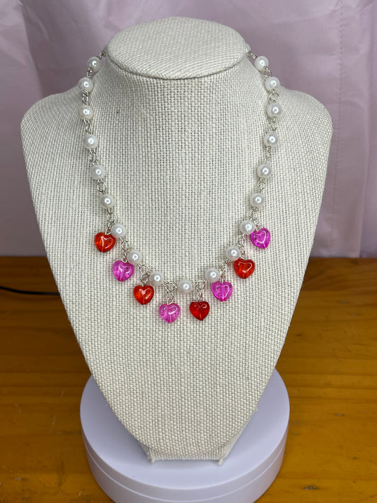 Lovecore Pearl Beaded Necklaces