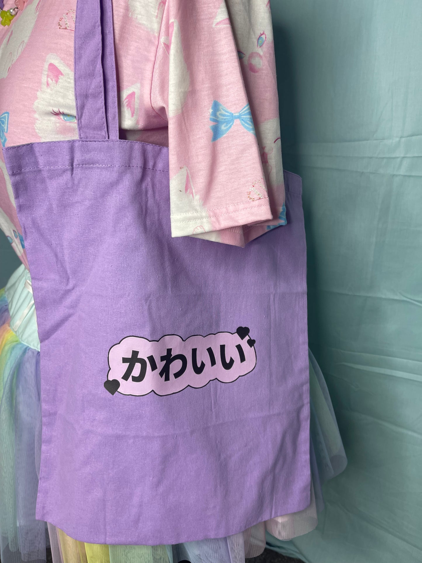 Kawaii Hiragana Tote Bag