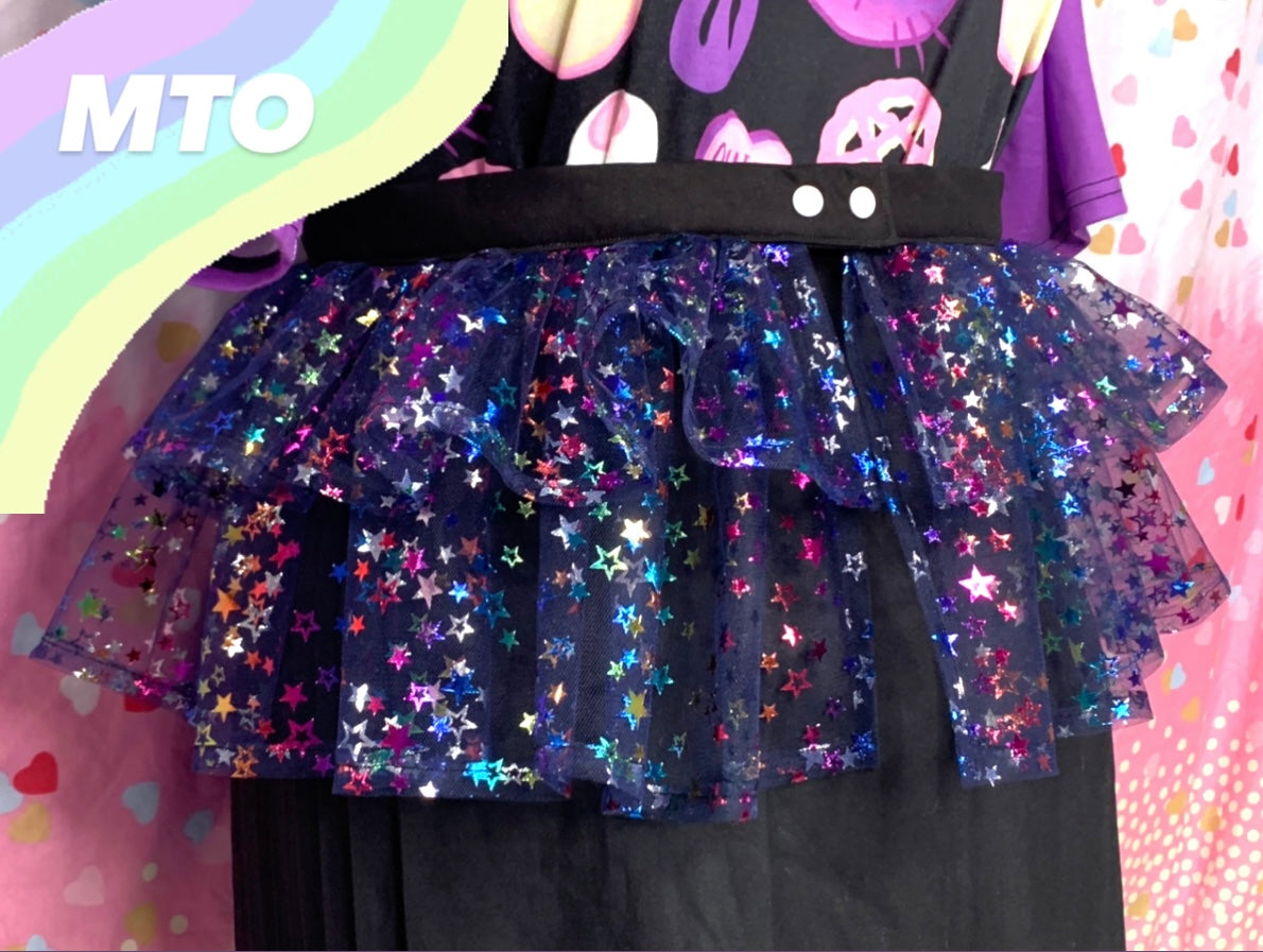 Rainbow Star Tulle Belt