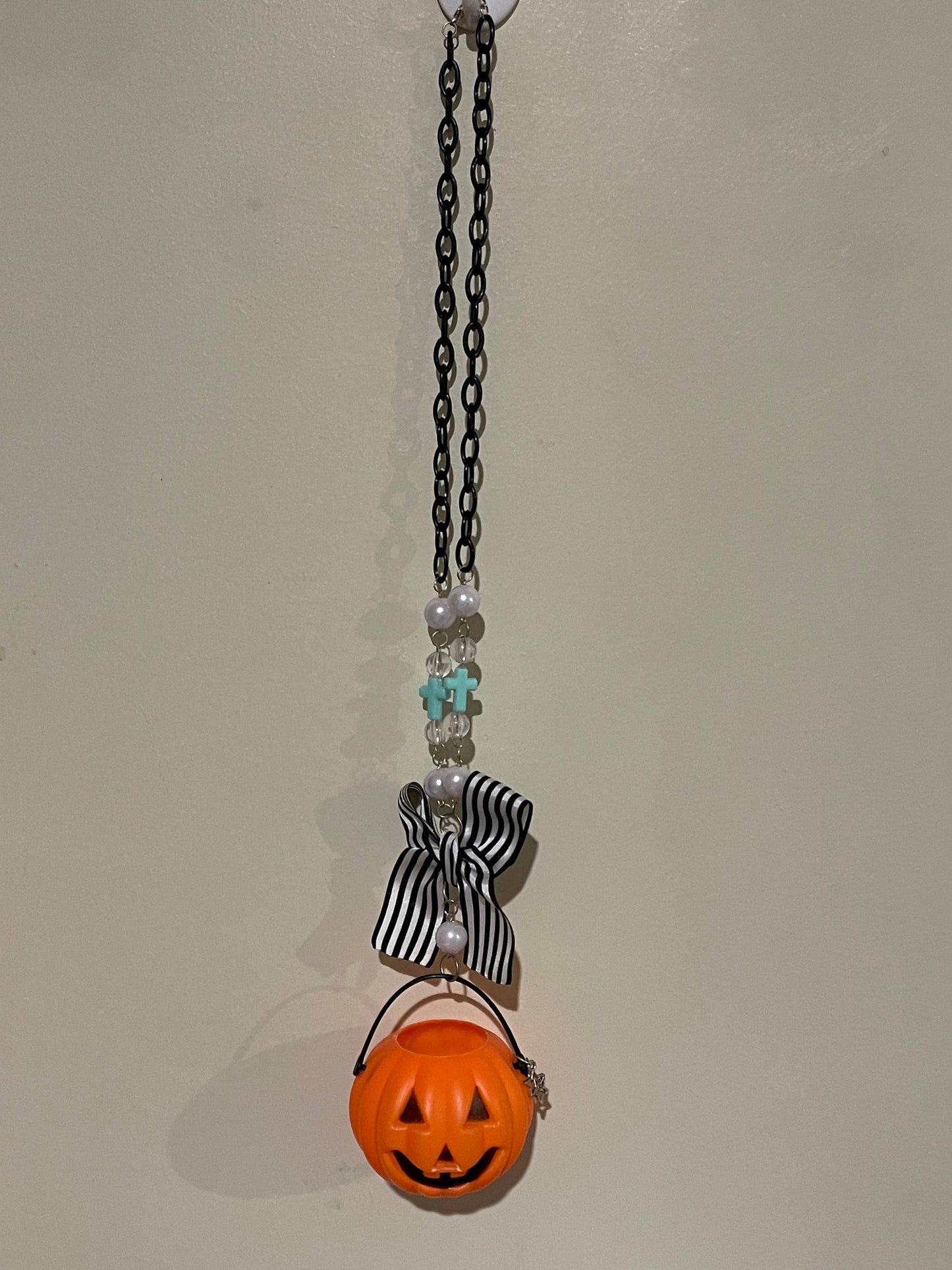 Mini Halloween Pumpkin Bucket Necklaces