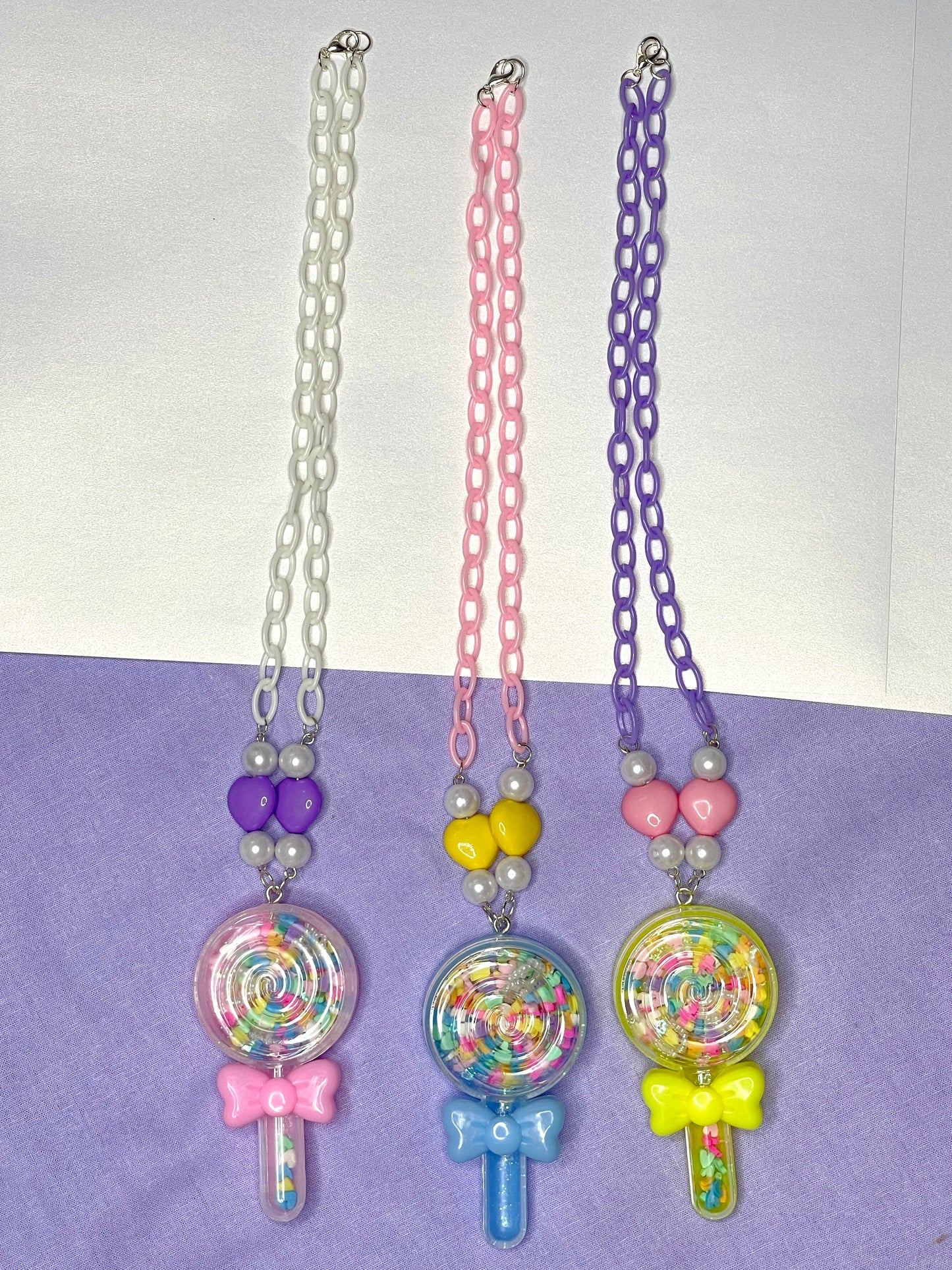 Mini Lollipop Shaker Necklaces