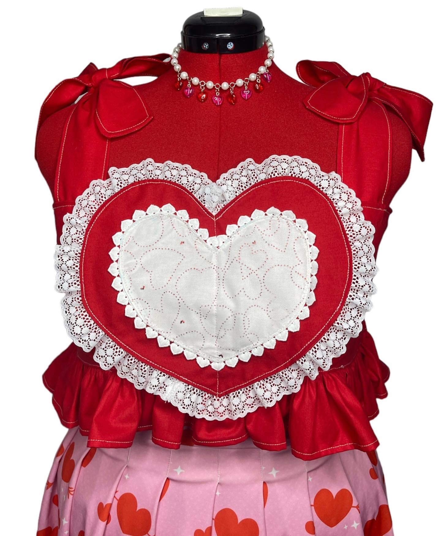 Cupid Heart Mini Crop Top