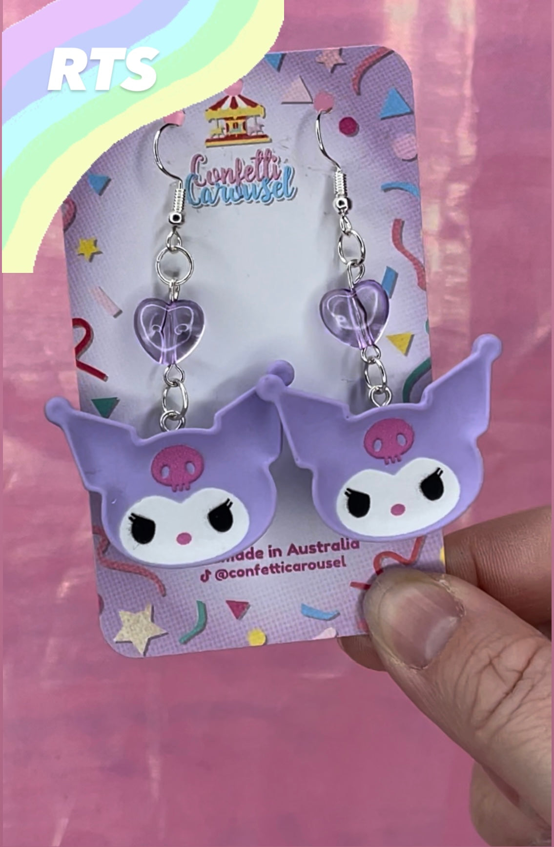 Sanrio inspired charm earrings