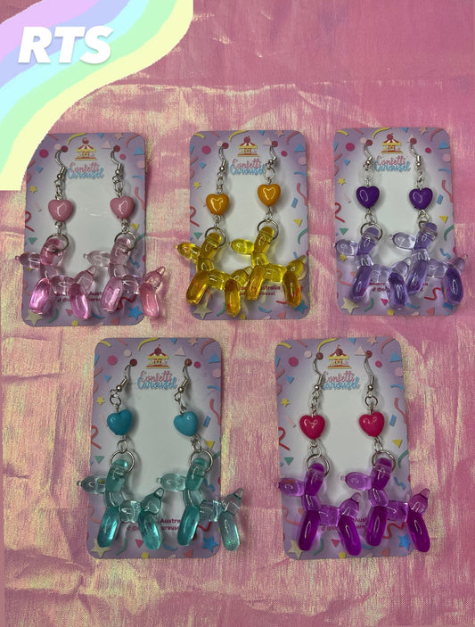 Balloon Doggy Earrings