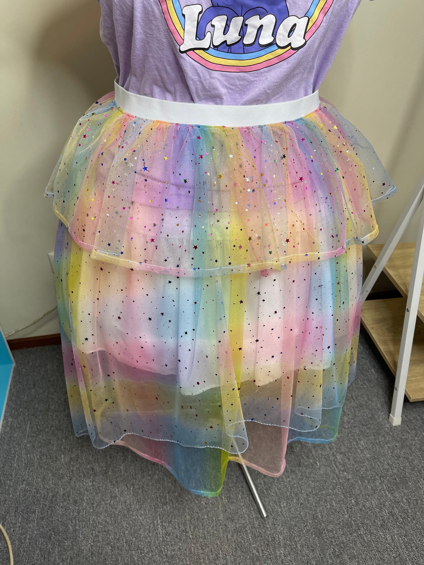 Star Fairy Tulle Overskirt