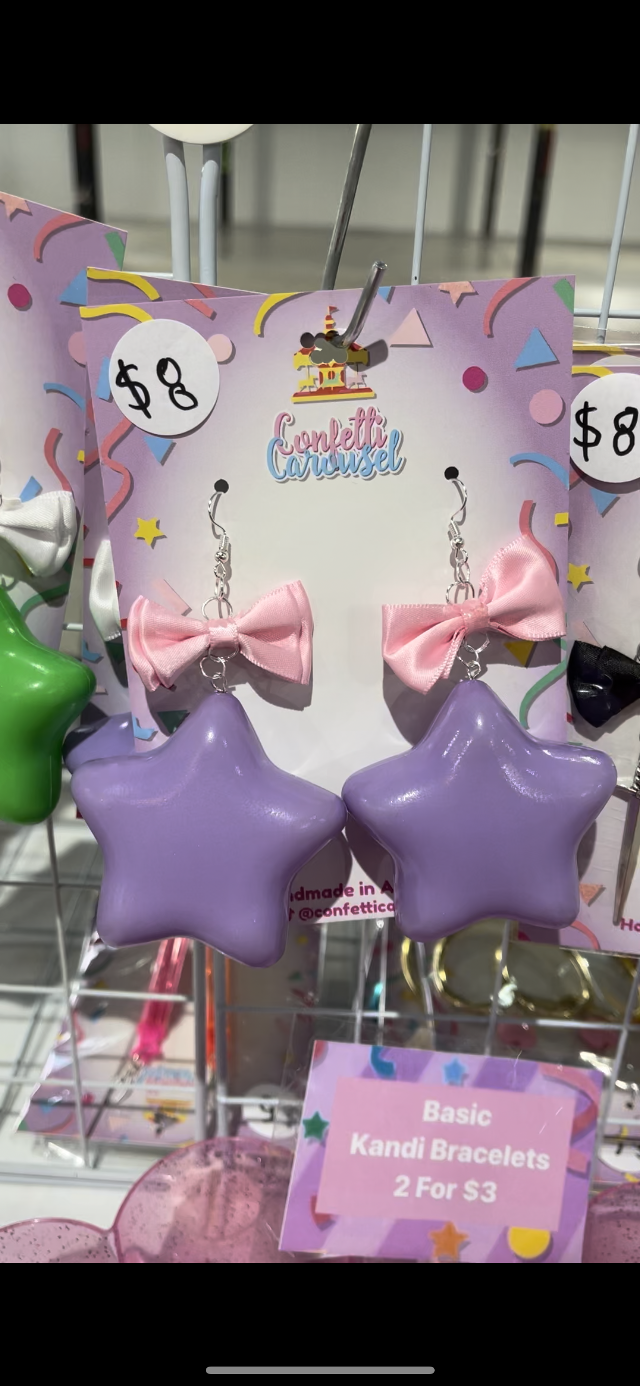 Puffy Star Earrings