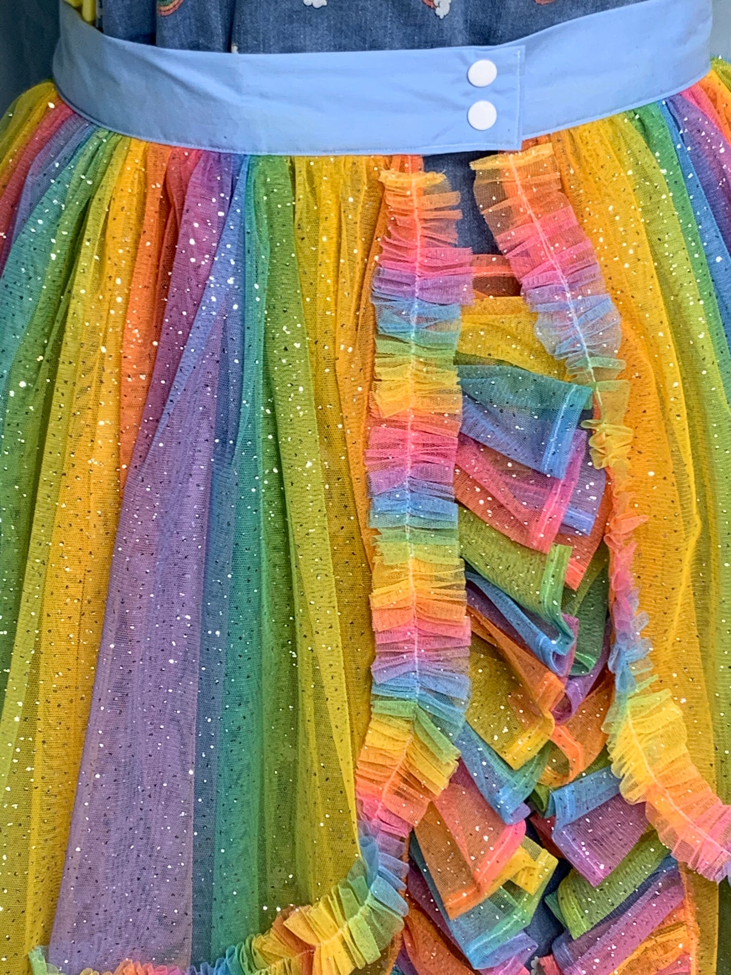 Pixie Princess Glitter Tulle Belt