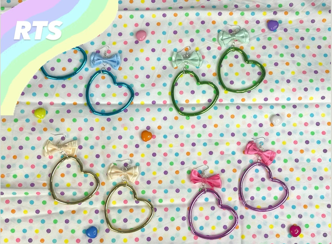 Spank Kei Inspired Heart Earrings