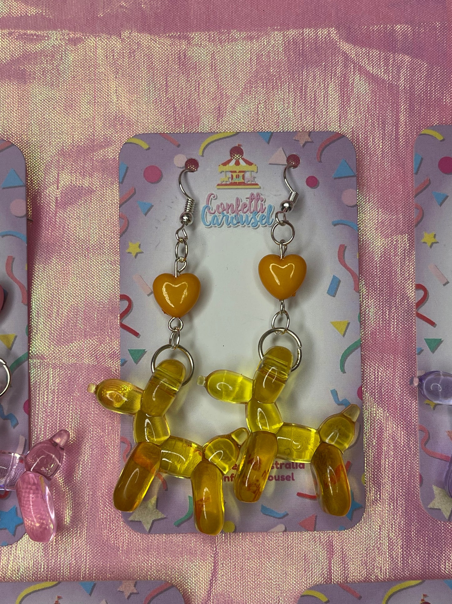 Balloon Doggy Earrings