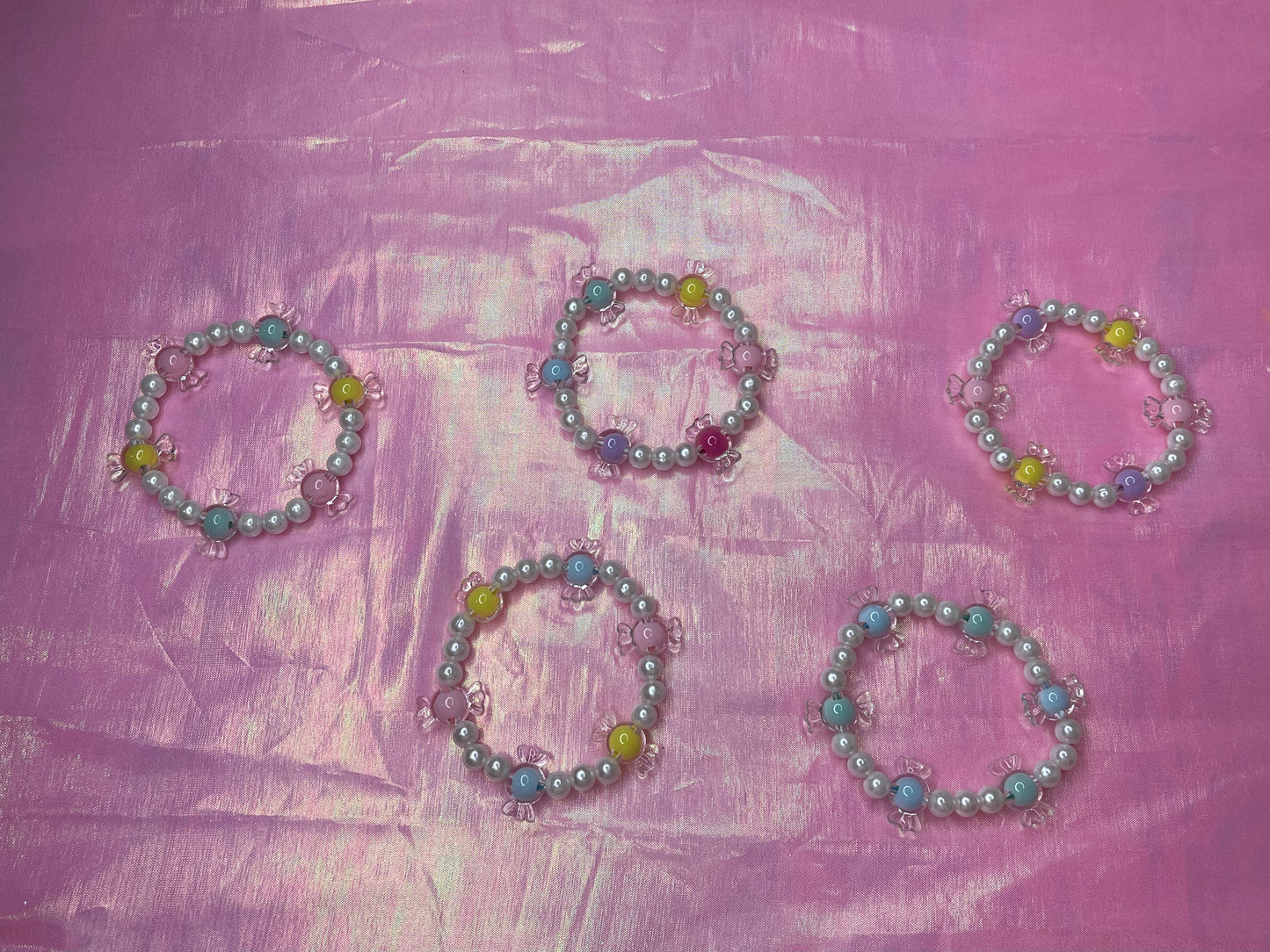 Candy Pastel Pearl Bracelets