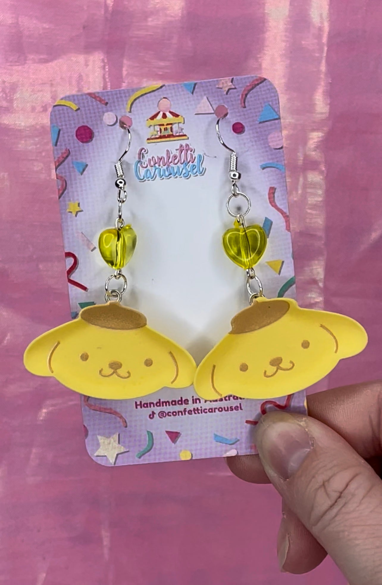 Sanrio inspired charm earrings