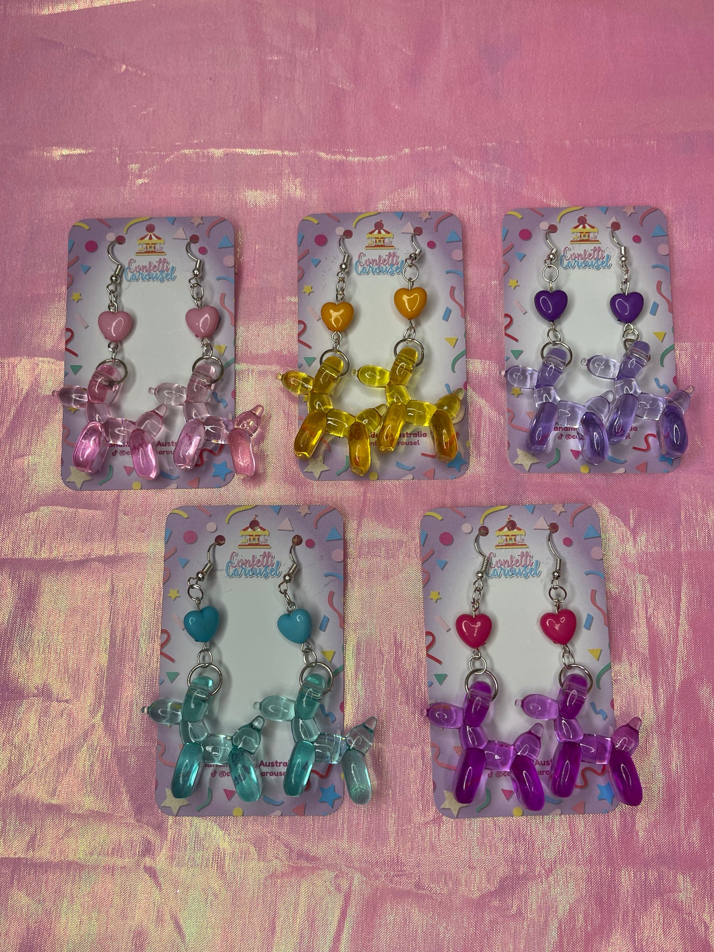 Balloon Doggy Earrings