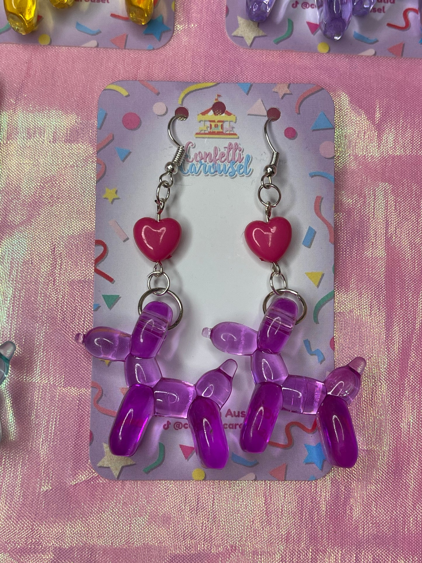 Balloon Doggy Earrings