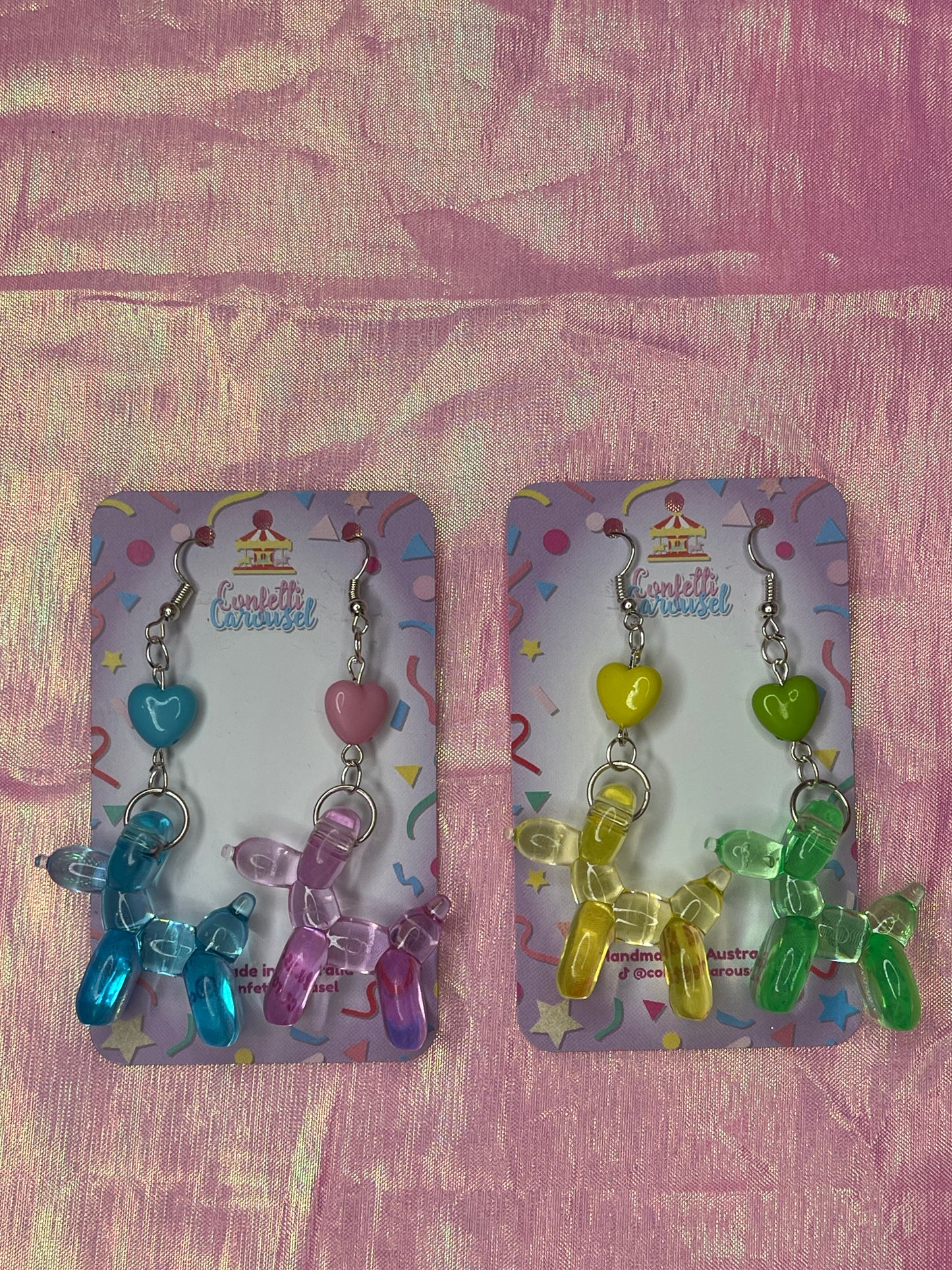 Balloon Doggy Earrings