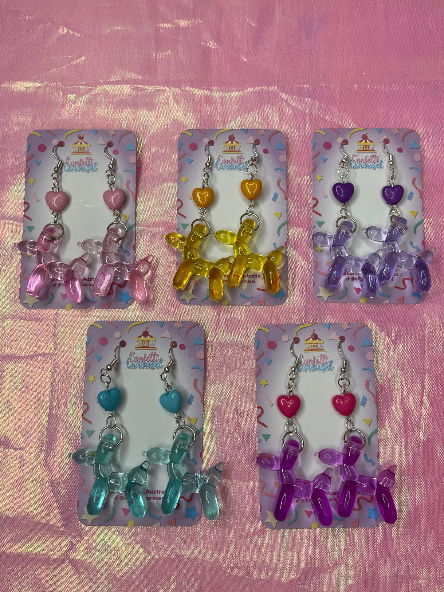 Balloon Doggy Earrings