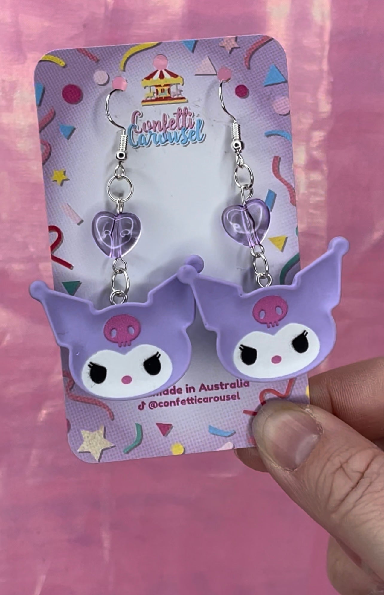 Sanrio inspired charm earrings